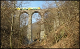 Železniční viadukt Žampach u Jílového 